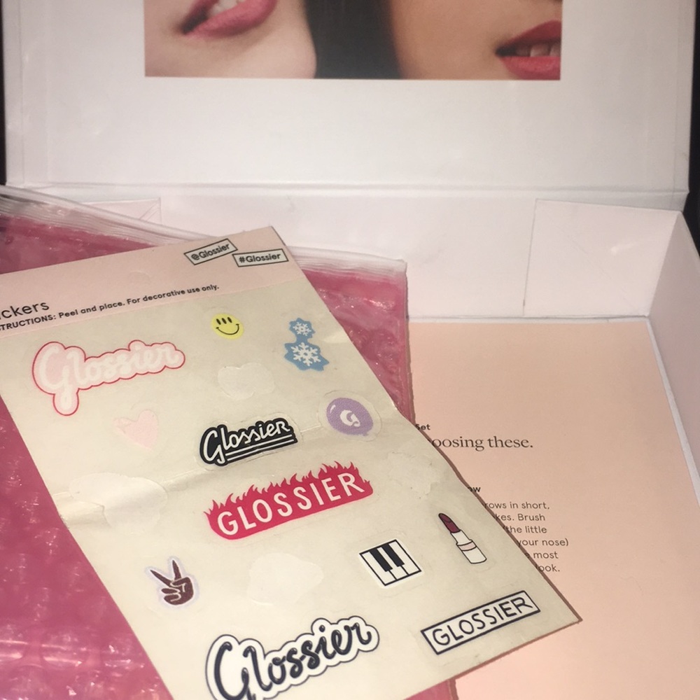 GLOSSIER STICKERS- NOT AVAILABLE ANYMORE!!